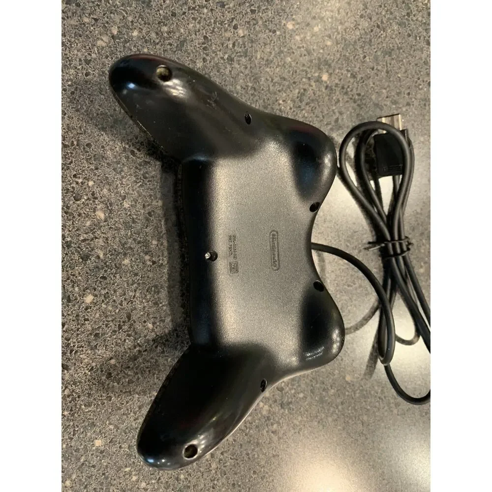 Official Nintendo Wii Pro Controller Classic Black RVL-005 OEM TESTED